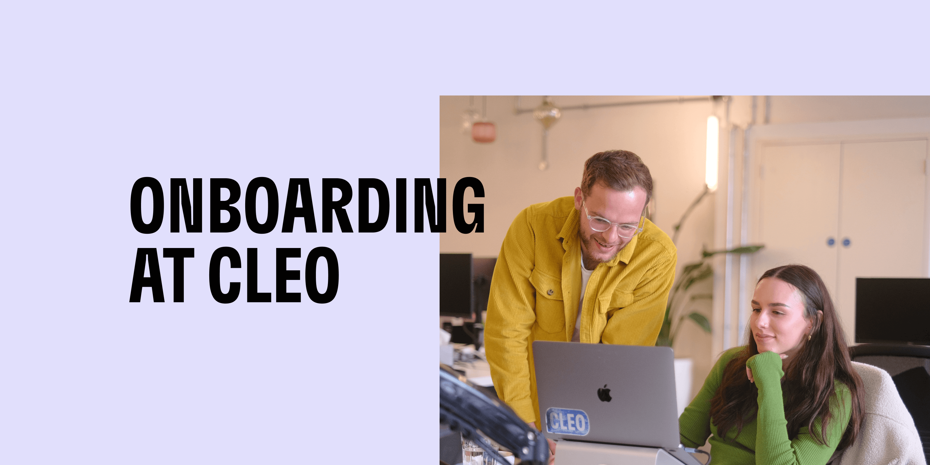 Onboarding at Cleo Cleo
